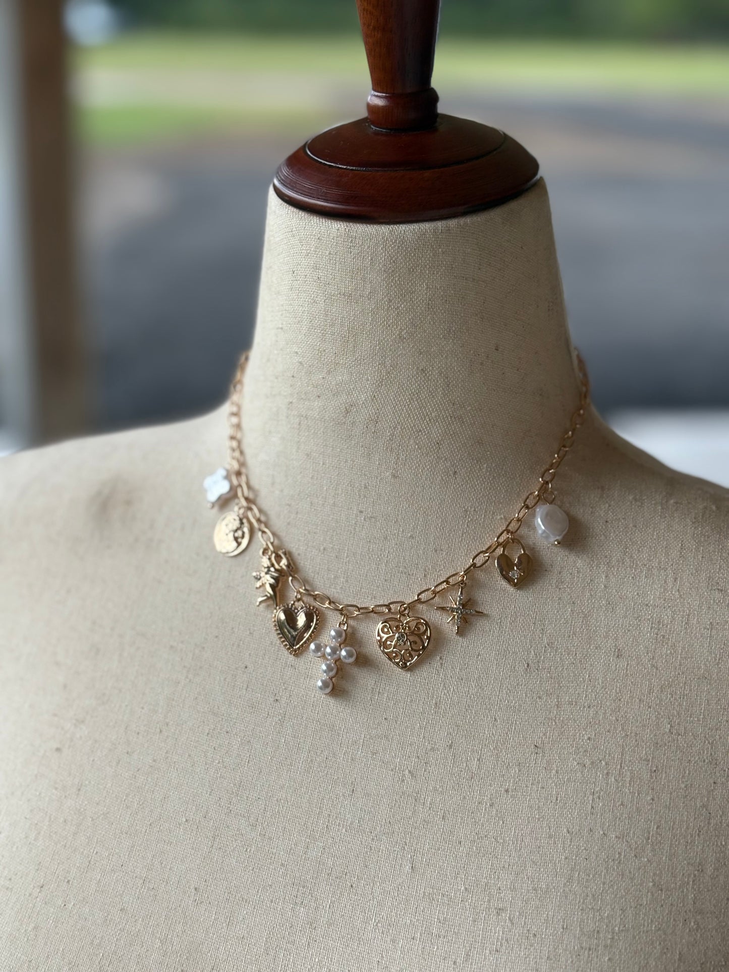 Cross Charm Necklace