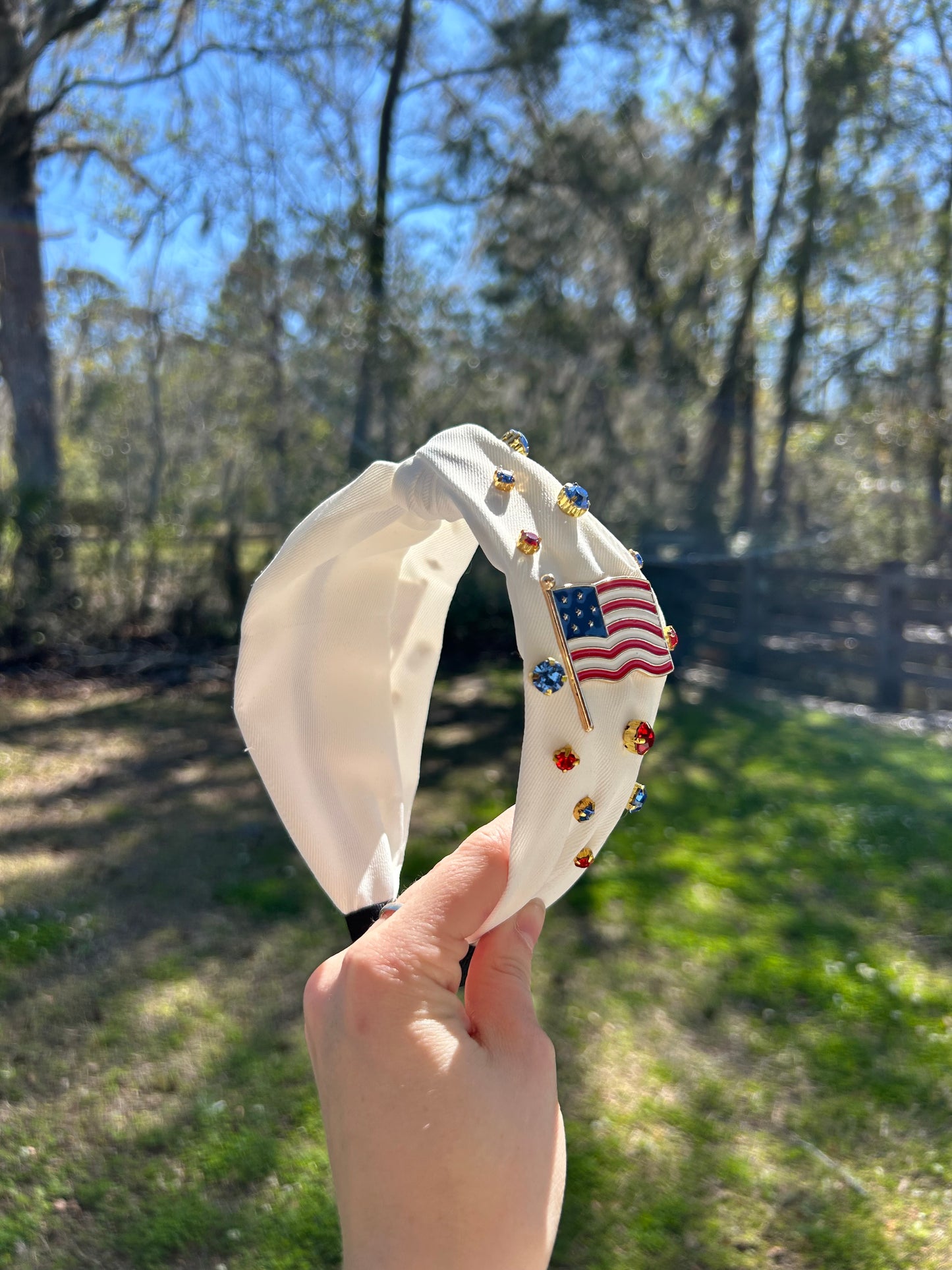 American Flag Headband