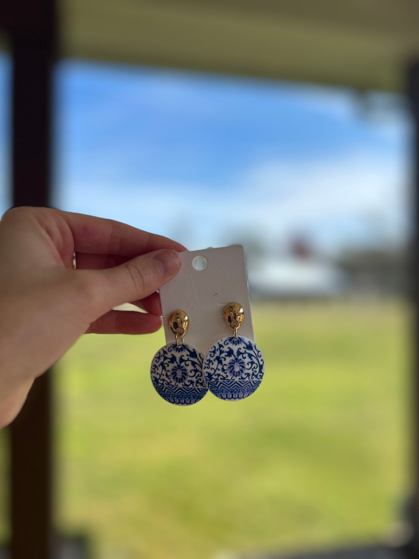 Floral Rounds Earrings