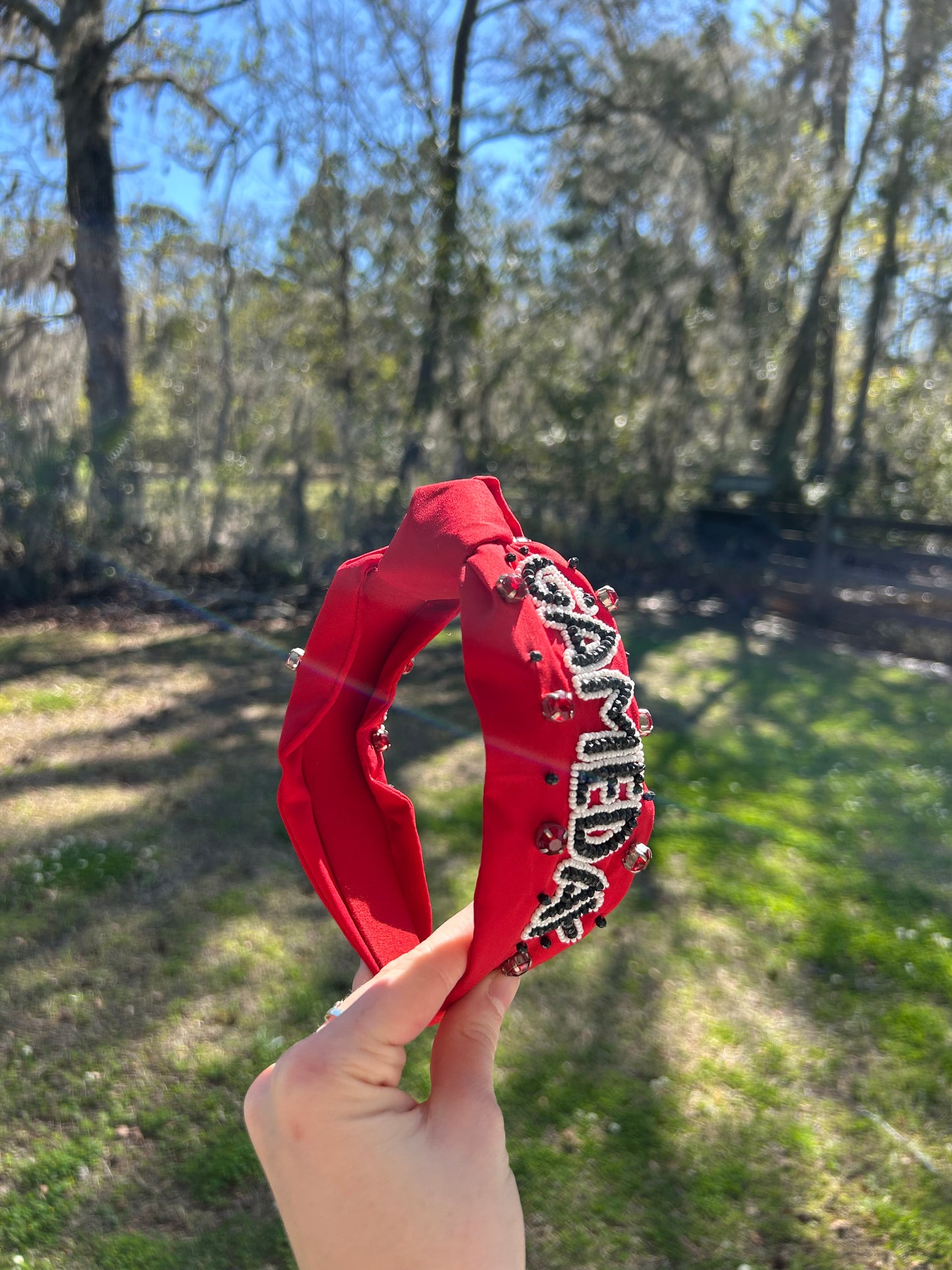 Red Game-day Headband