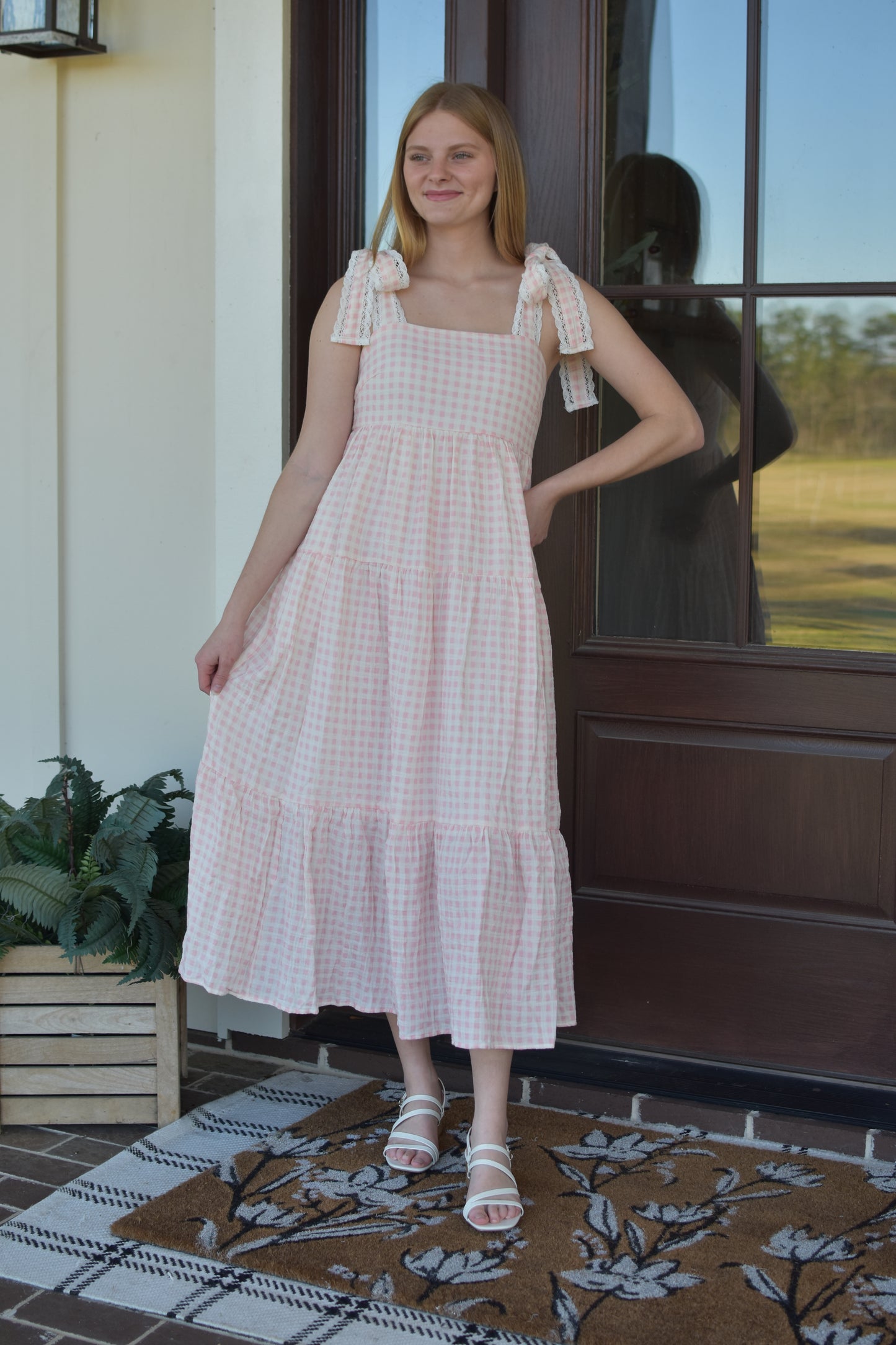 Willow Gingham Midi