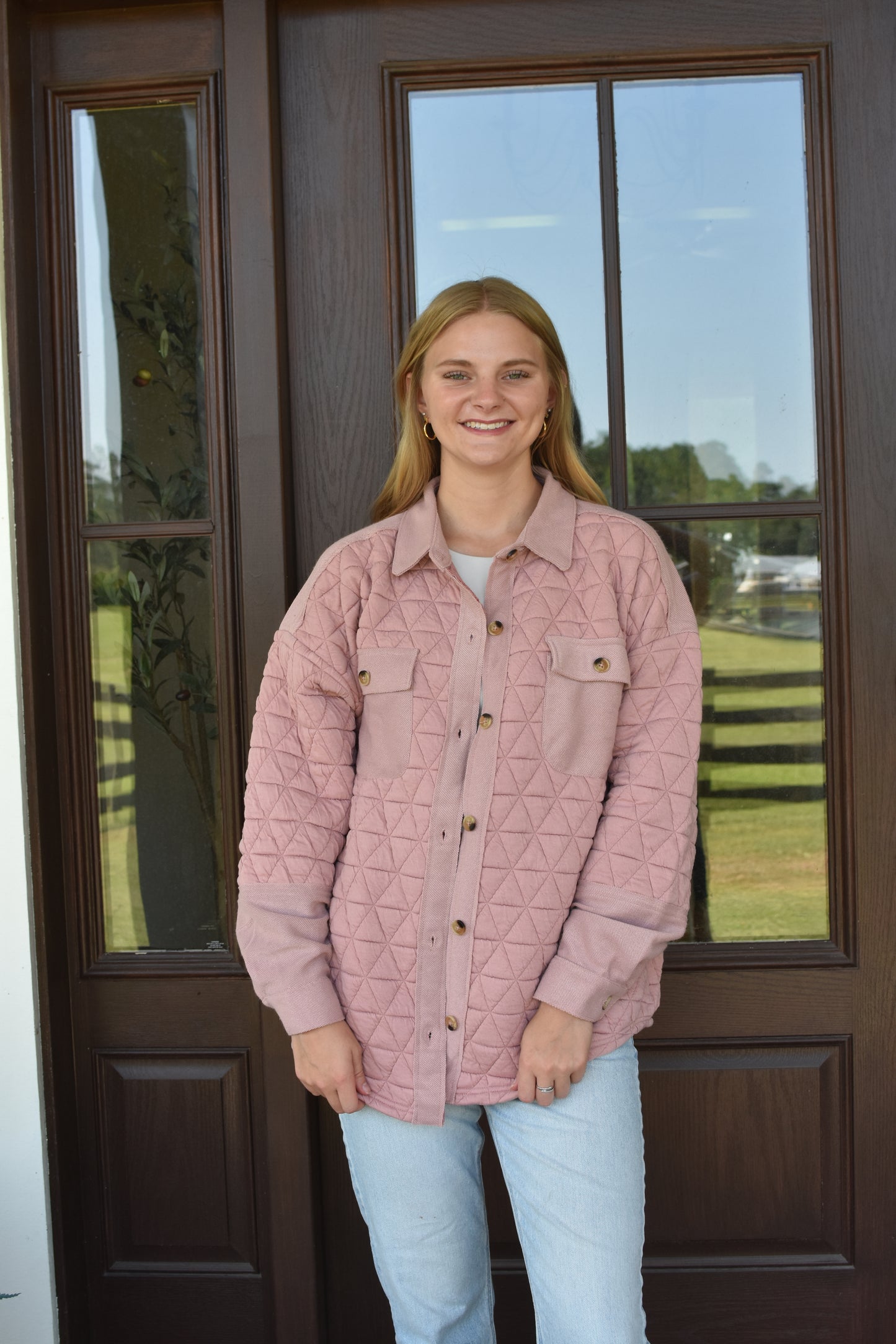 Rose Textured Jacket
