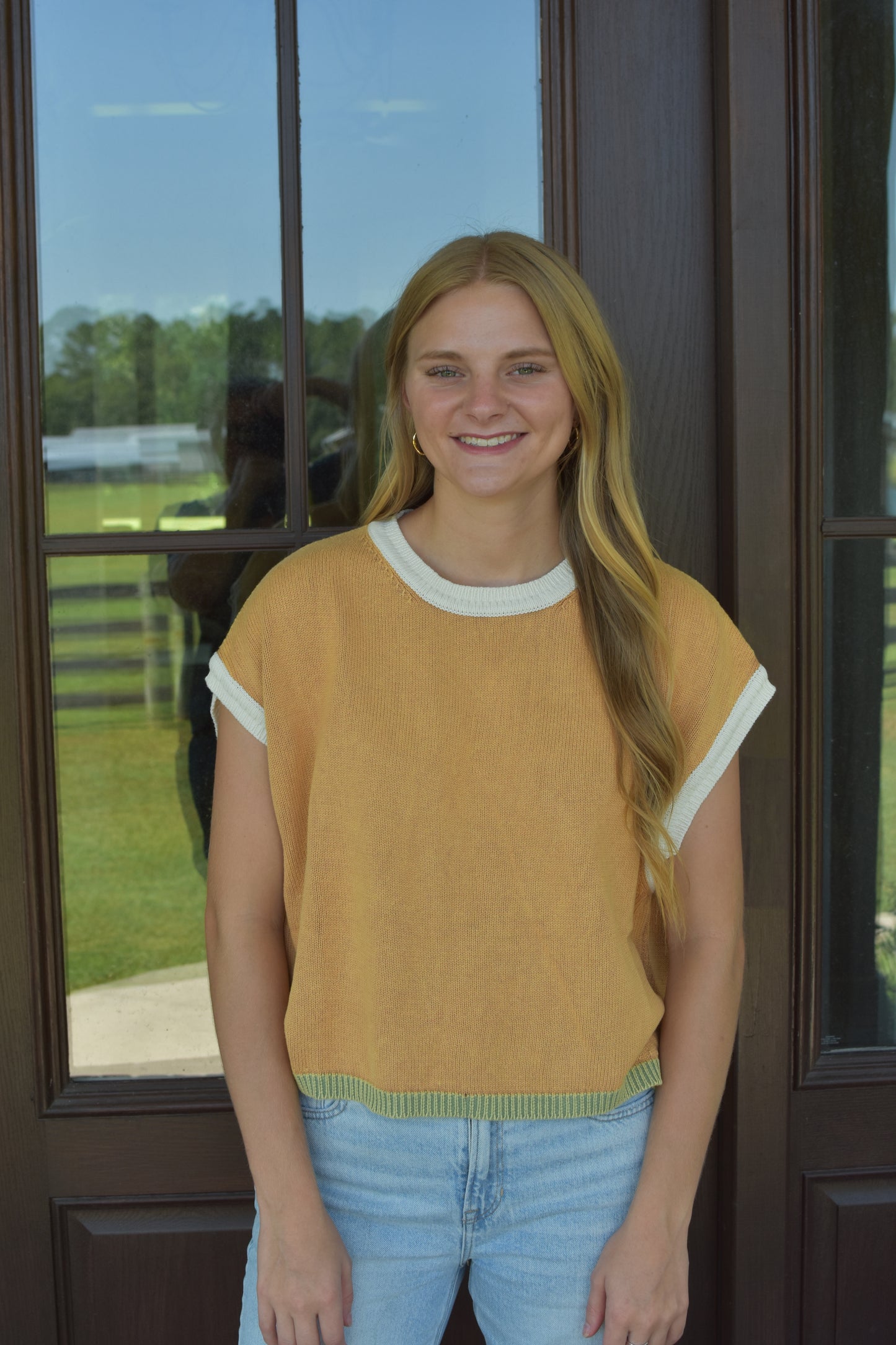 Multi Color Sweater Vest