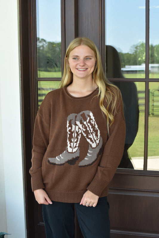 Neutral Boots Sweater