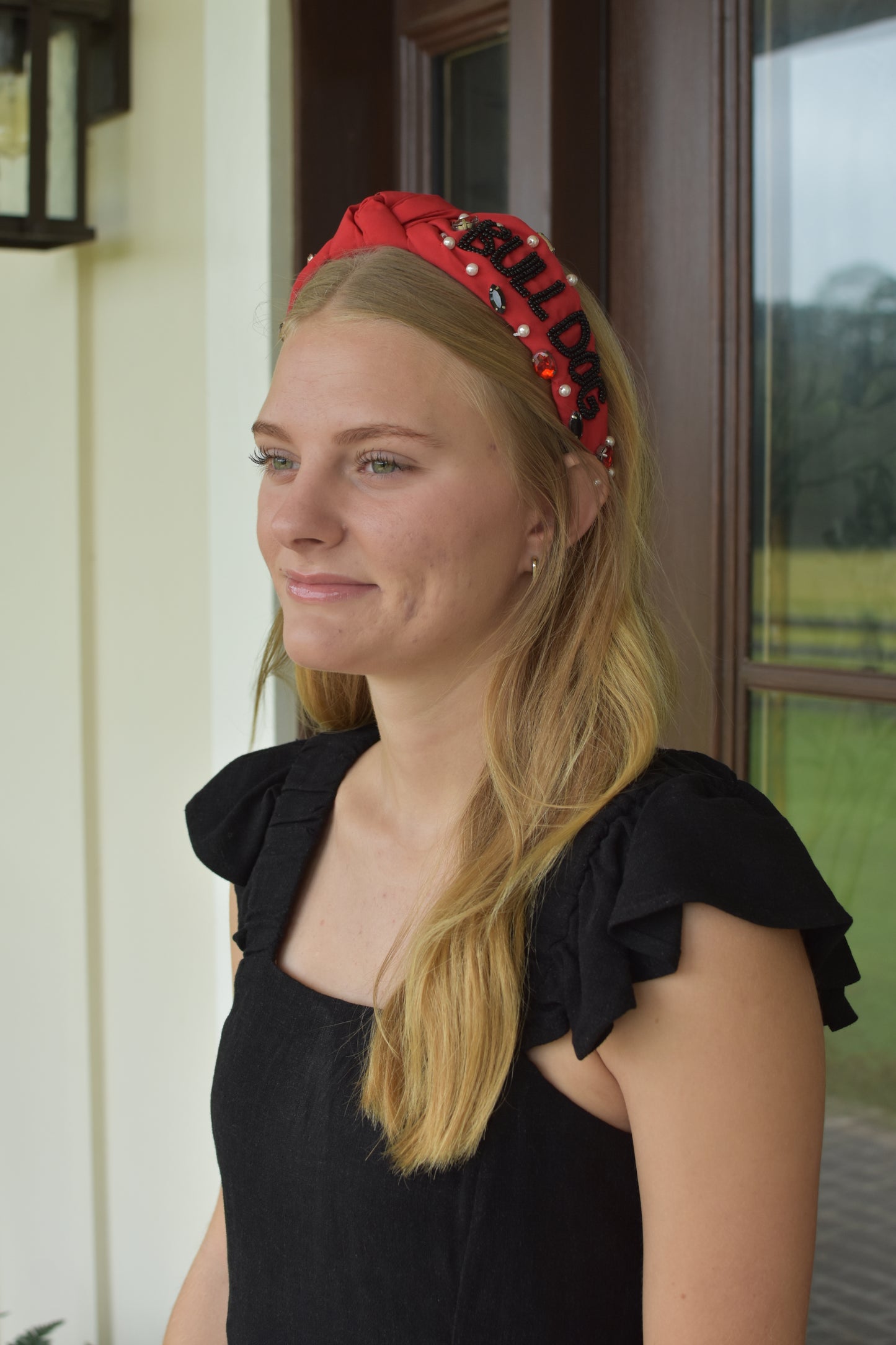 Georgia Beaded Gameday Headbands