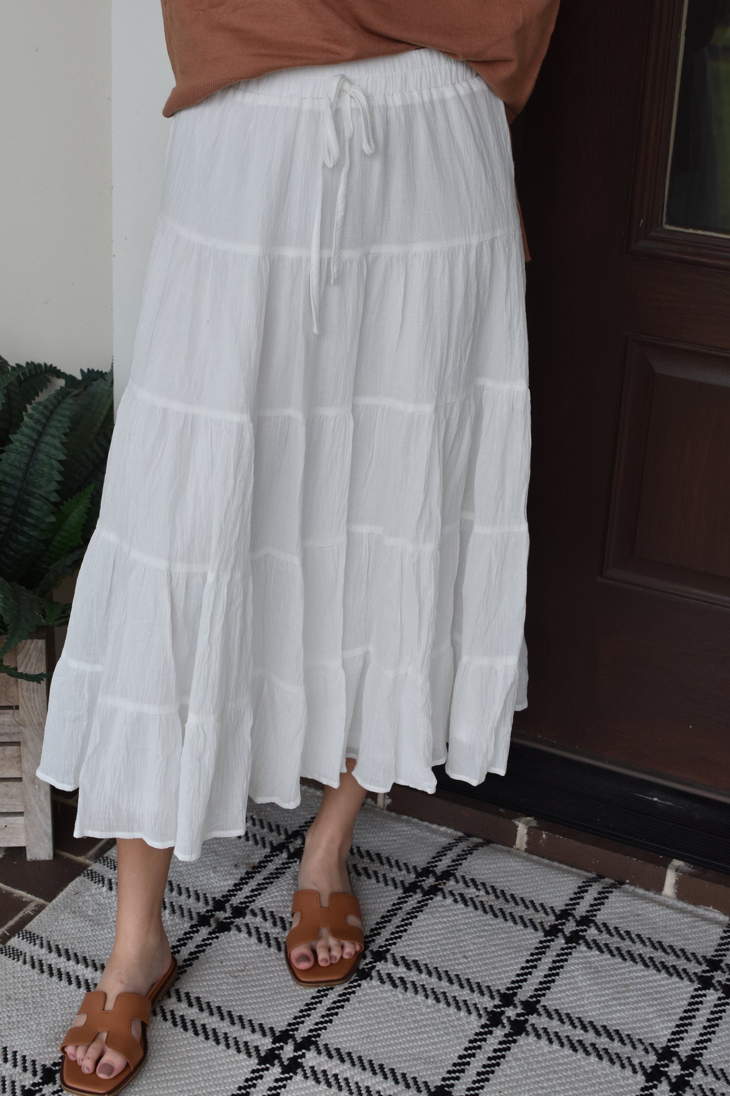 Midi Buttoned Skirt