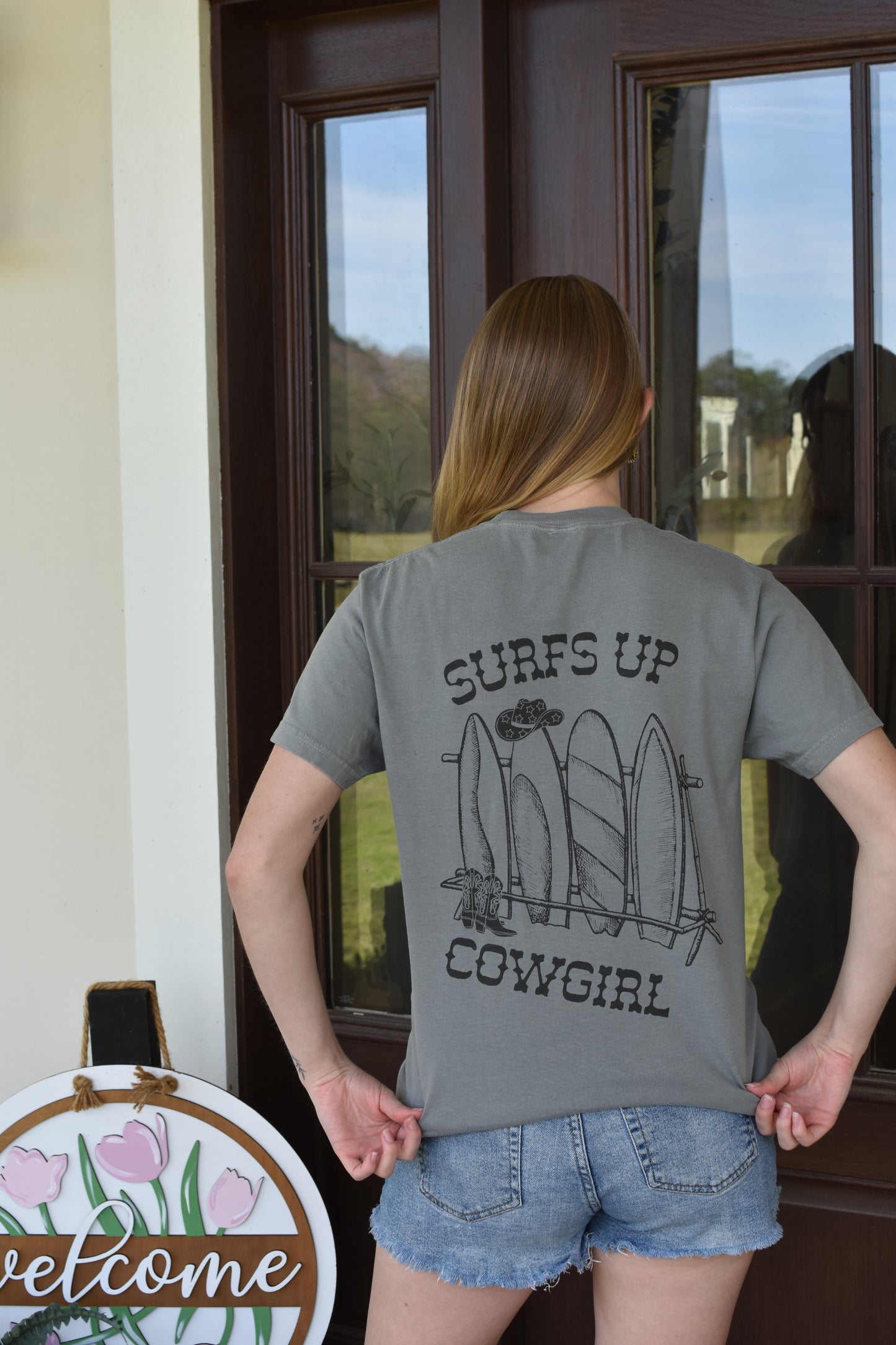 Surfs Up Cowgirl T-shirt