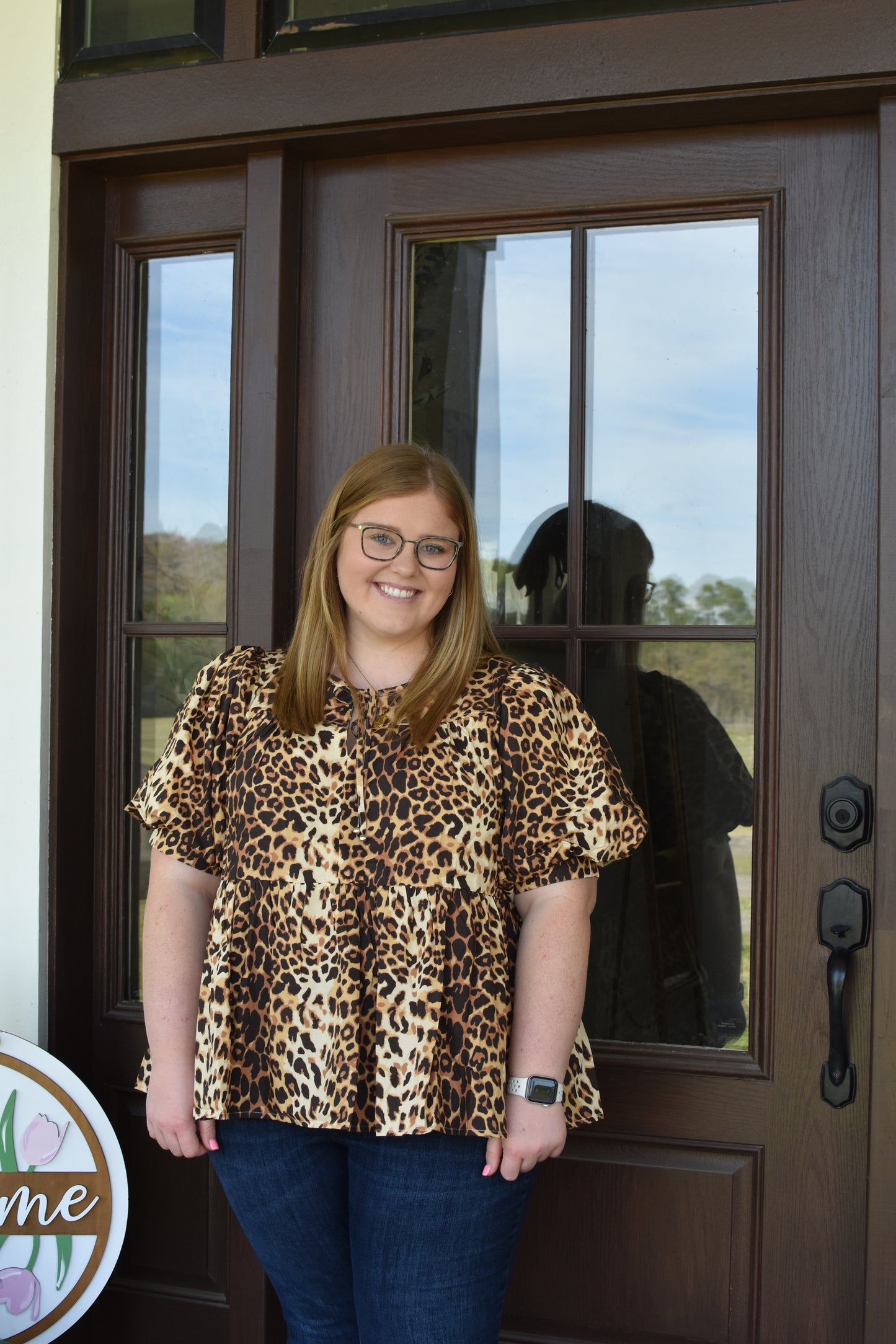 Cheetah Blouse, CURVY