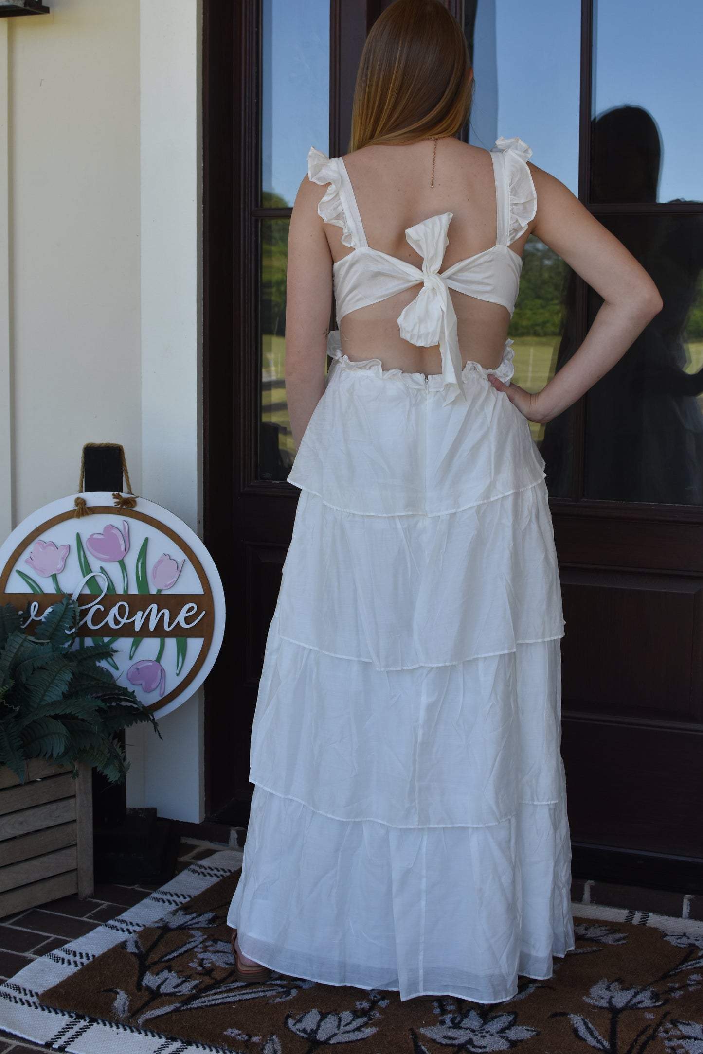 Rossette Smocked Maxi