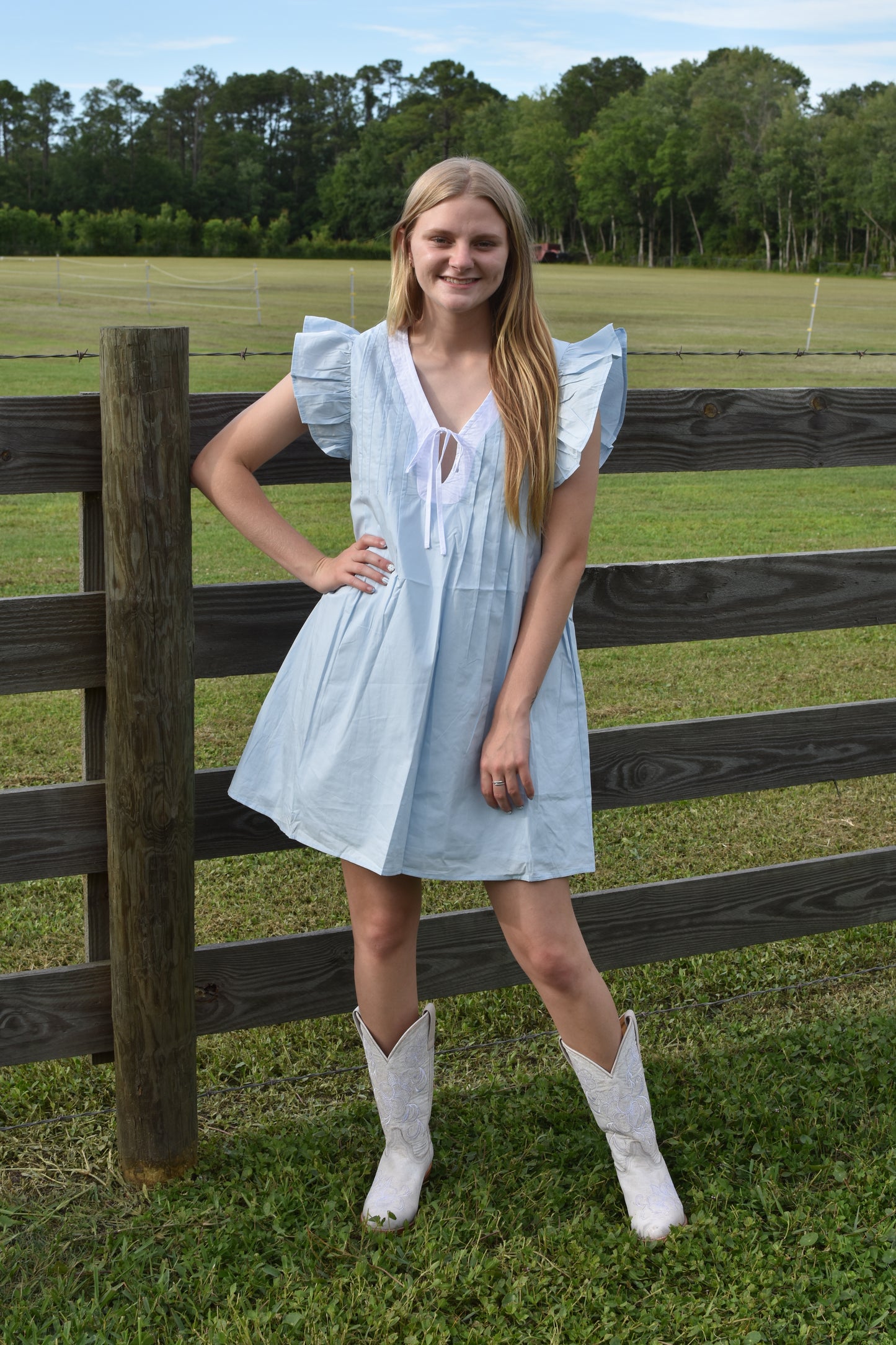 Pin Tuck Babydoll Mini