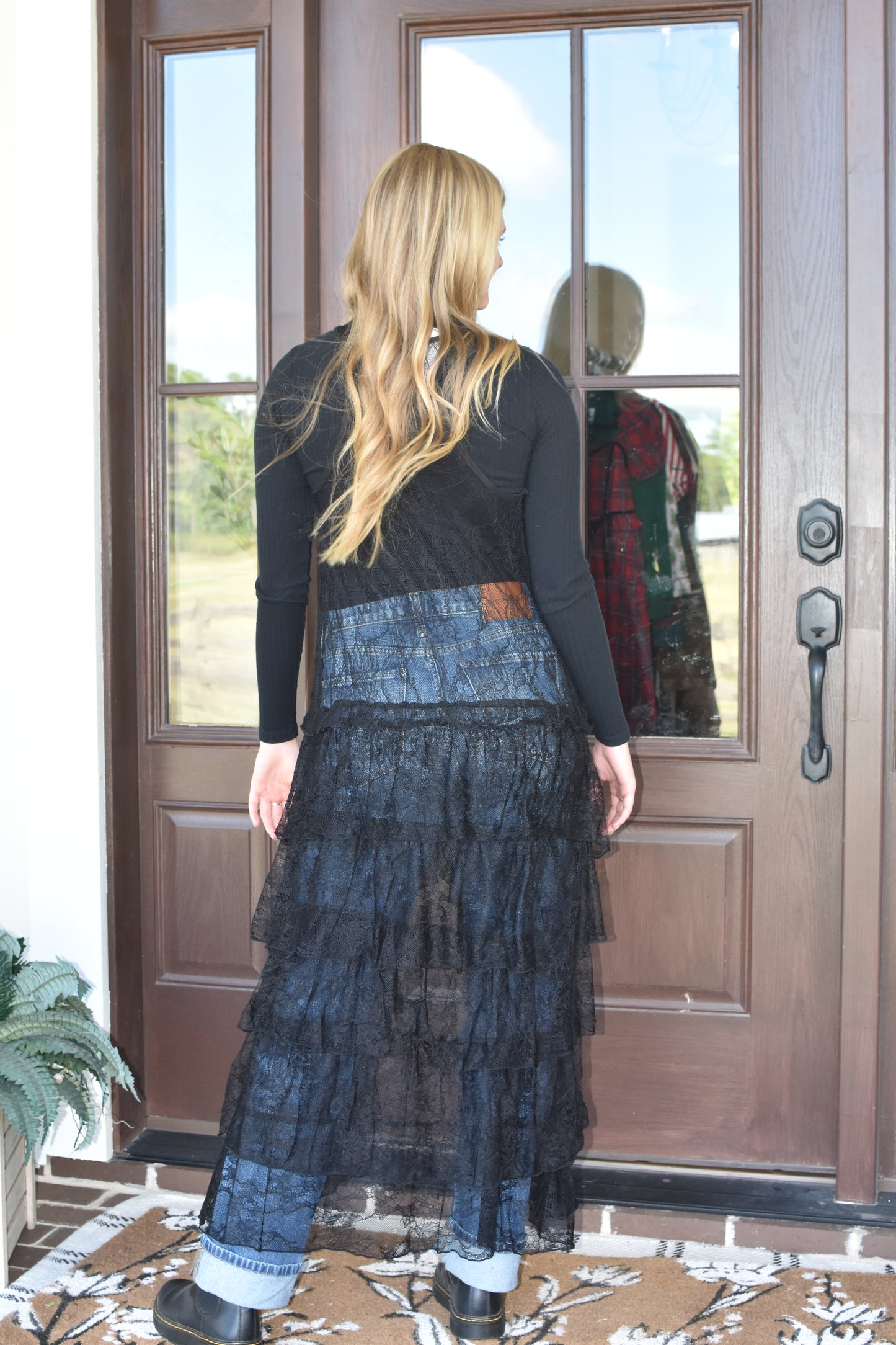 Black Lace Cape