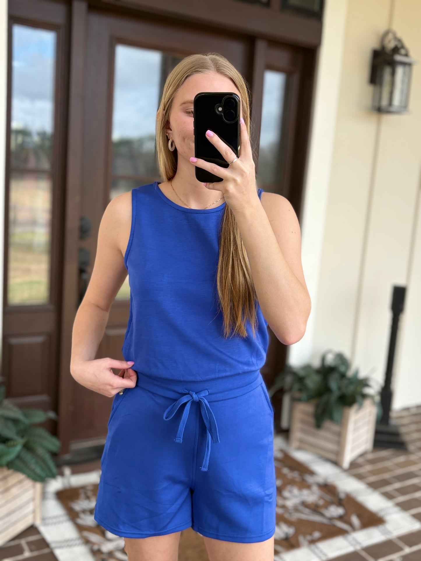 Royal Blue Romper