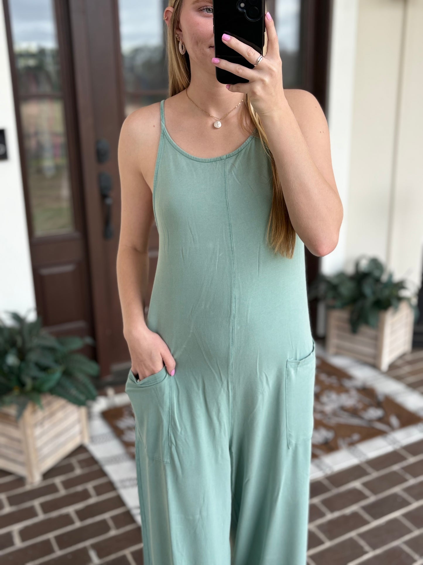 Seafoam Blue Pants Jumper