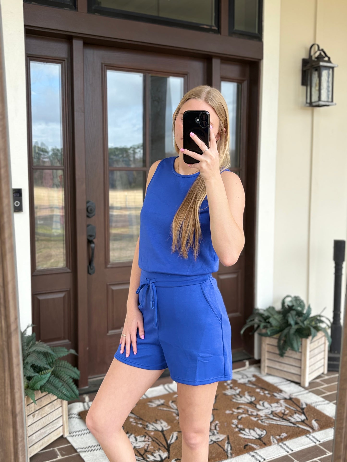Royal Blue Romper