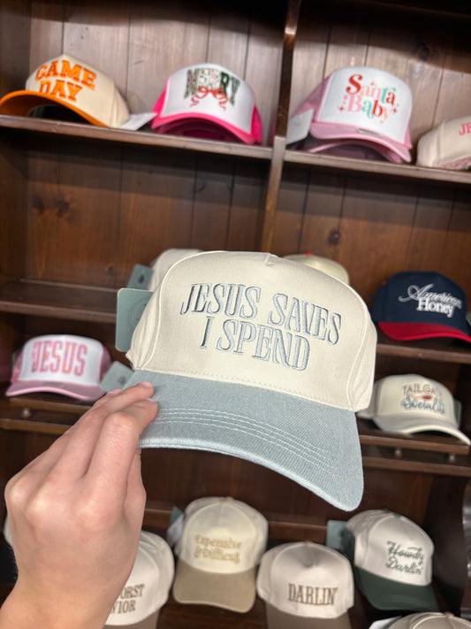 Jesus Saves I Spend Cap