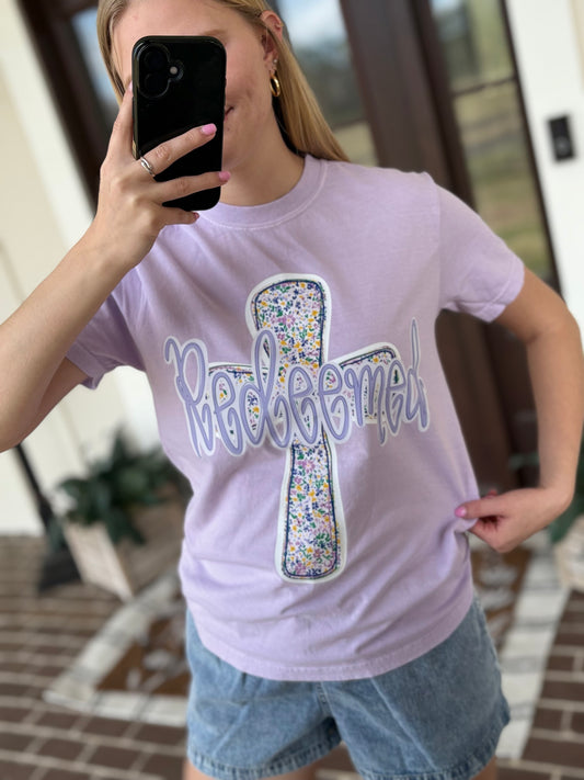 Easter Redeemed Cross Tshirt