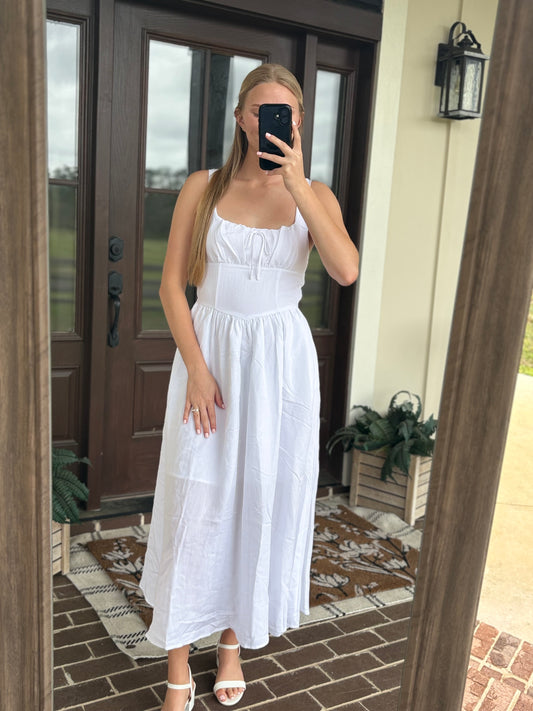Bridal White Midi