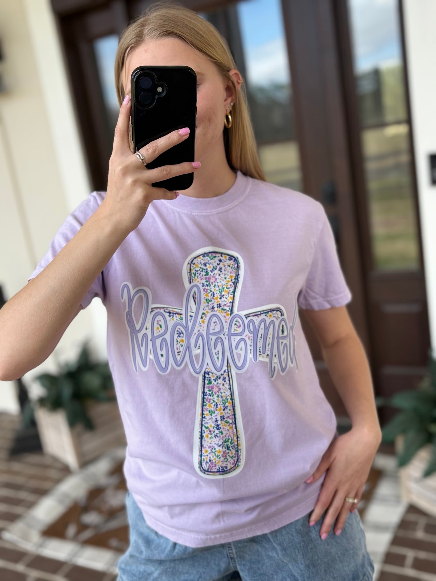 Easter Redeemed Cross Tshirt