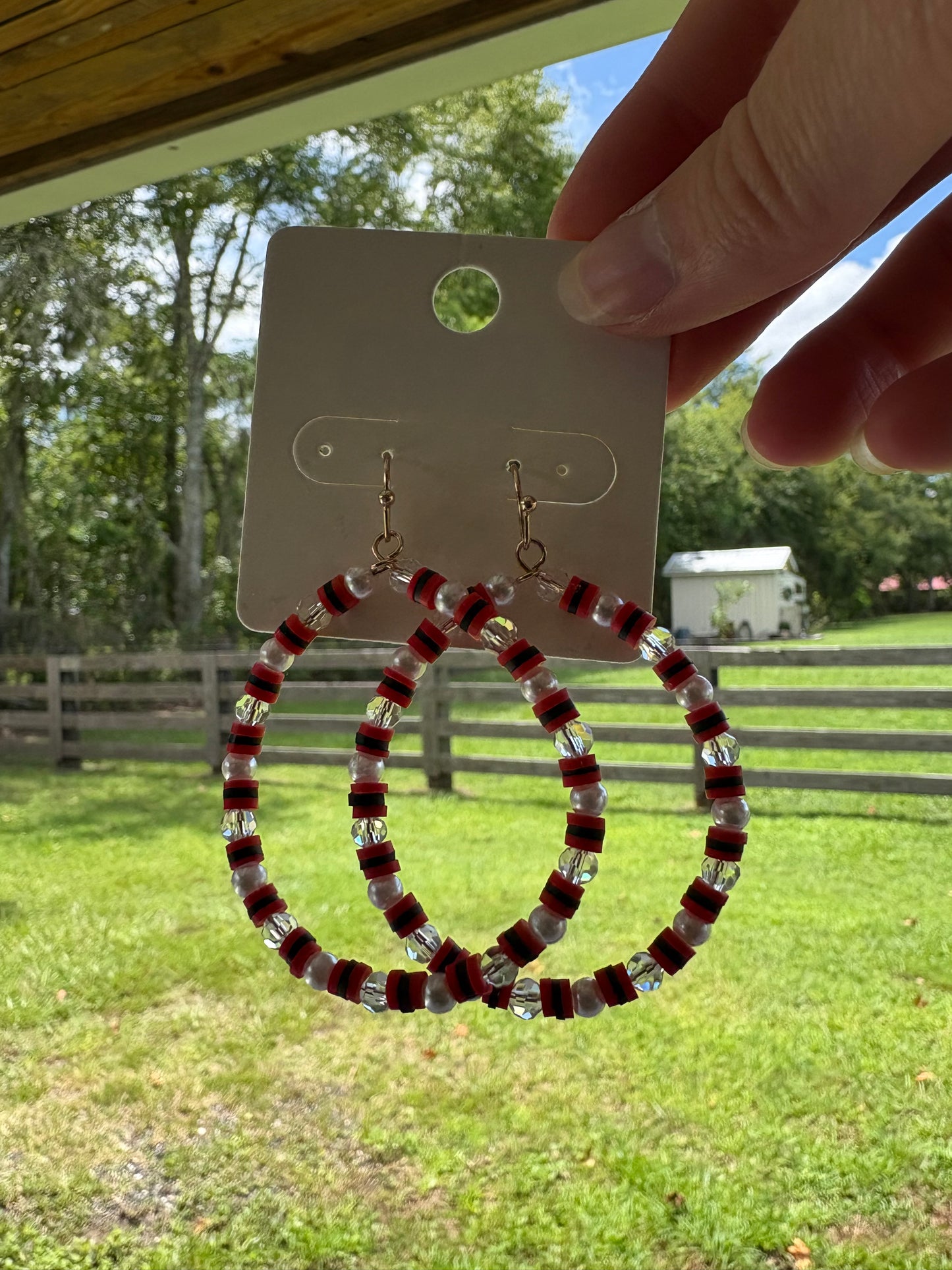 Red and Black Beads