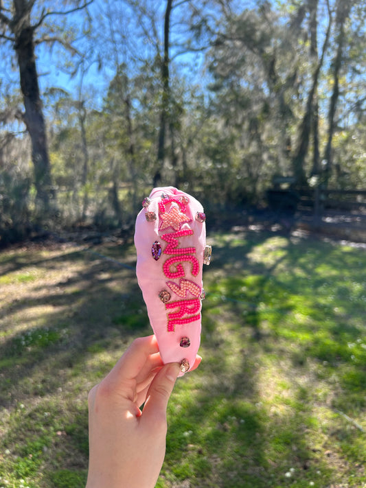 Cowgirl Pink Headband