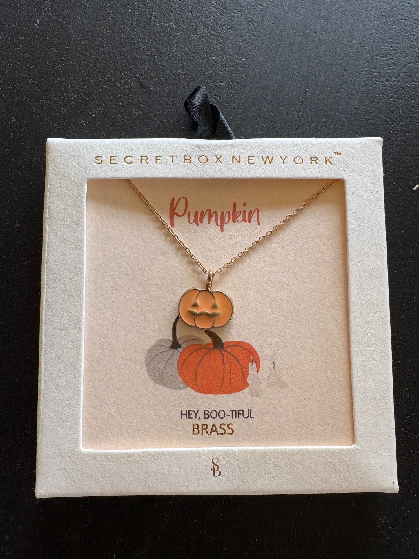 Pumpkin Head Necklace