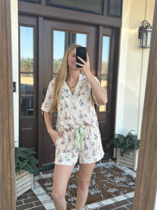 Bunny Gauze PJ Set