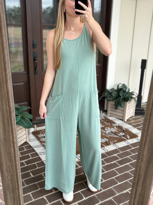 Seafoam Blue Pants Jumper