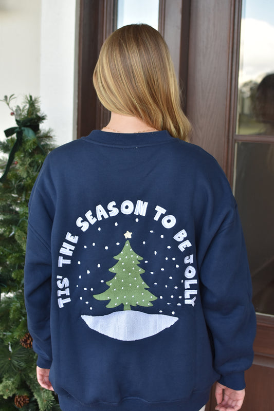 Tis The Season To Be Jolly Crew Neck