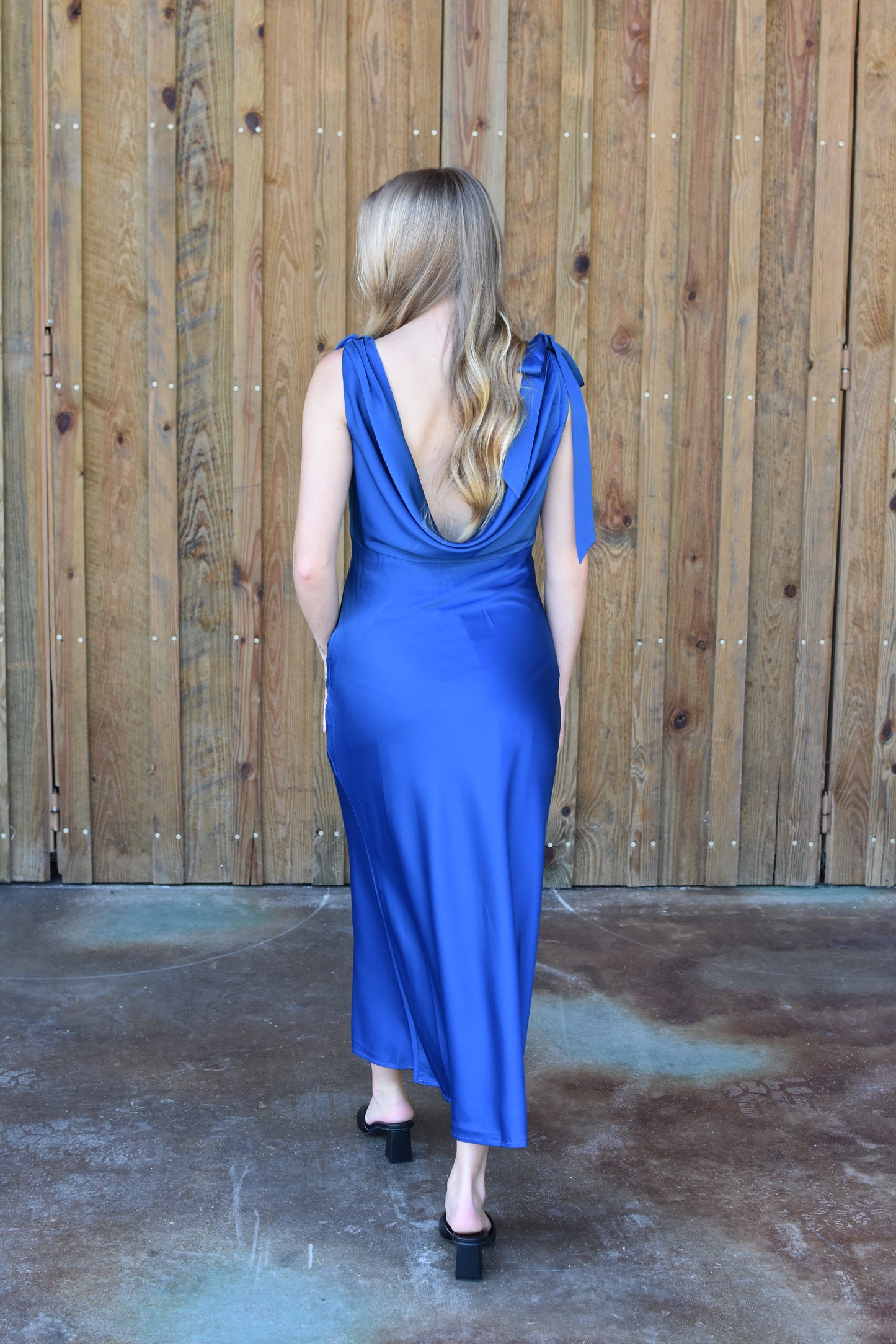 Silk Midi Dress
