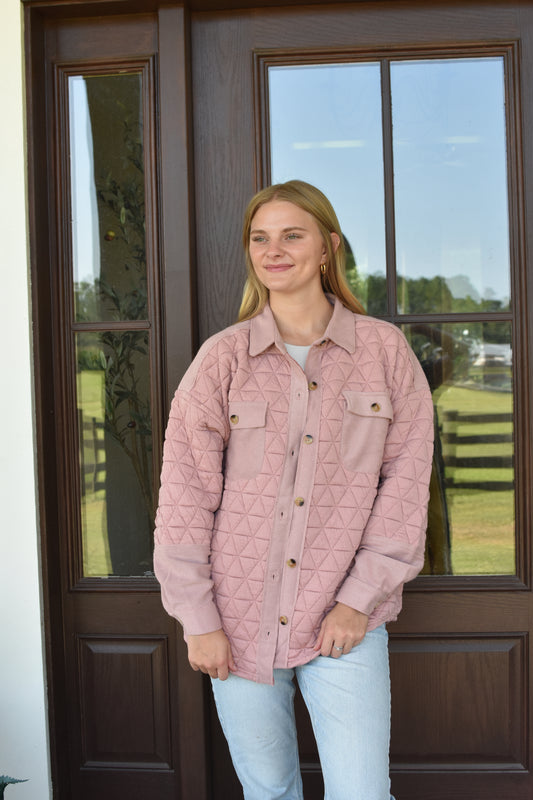 Rose Textured Jacket