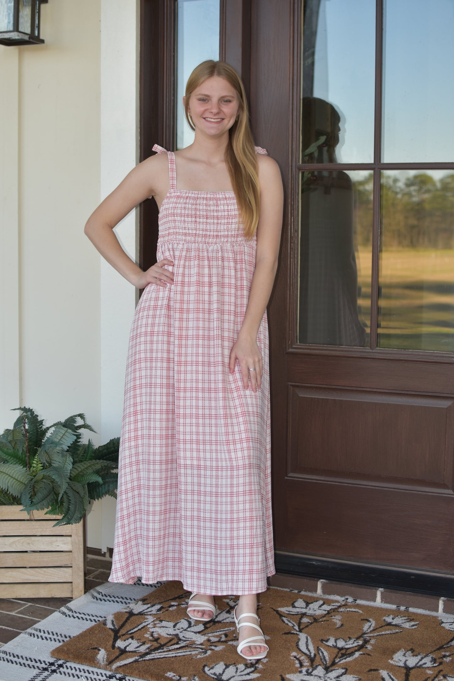 Angel Plaid Maxi