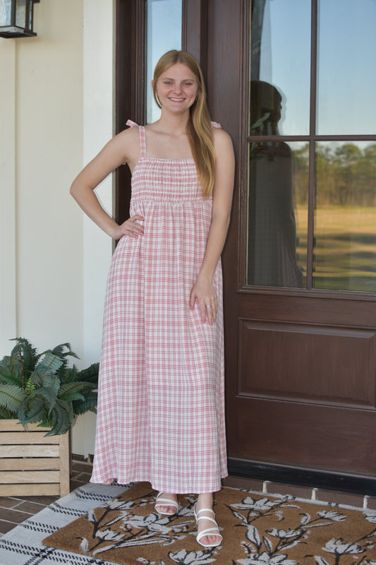 Angel Plaid Maxi
