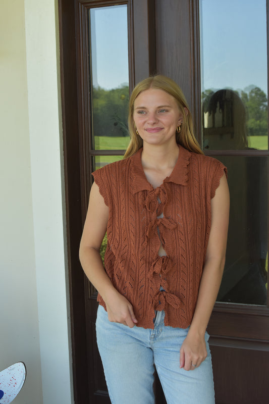 Rusty Sweater Vest