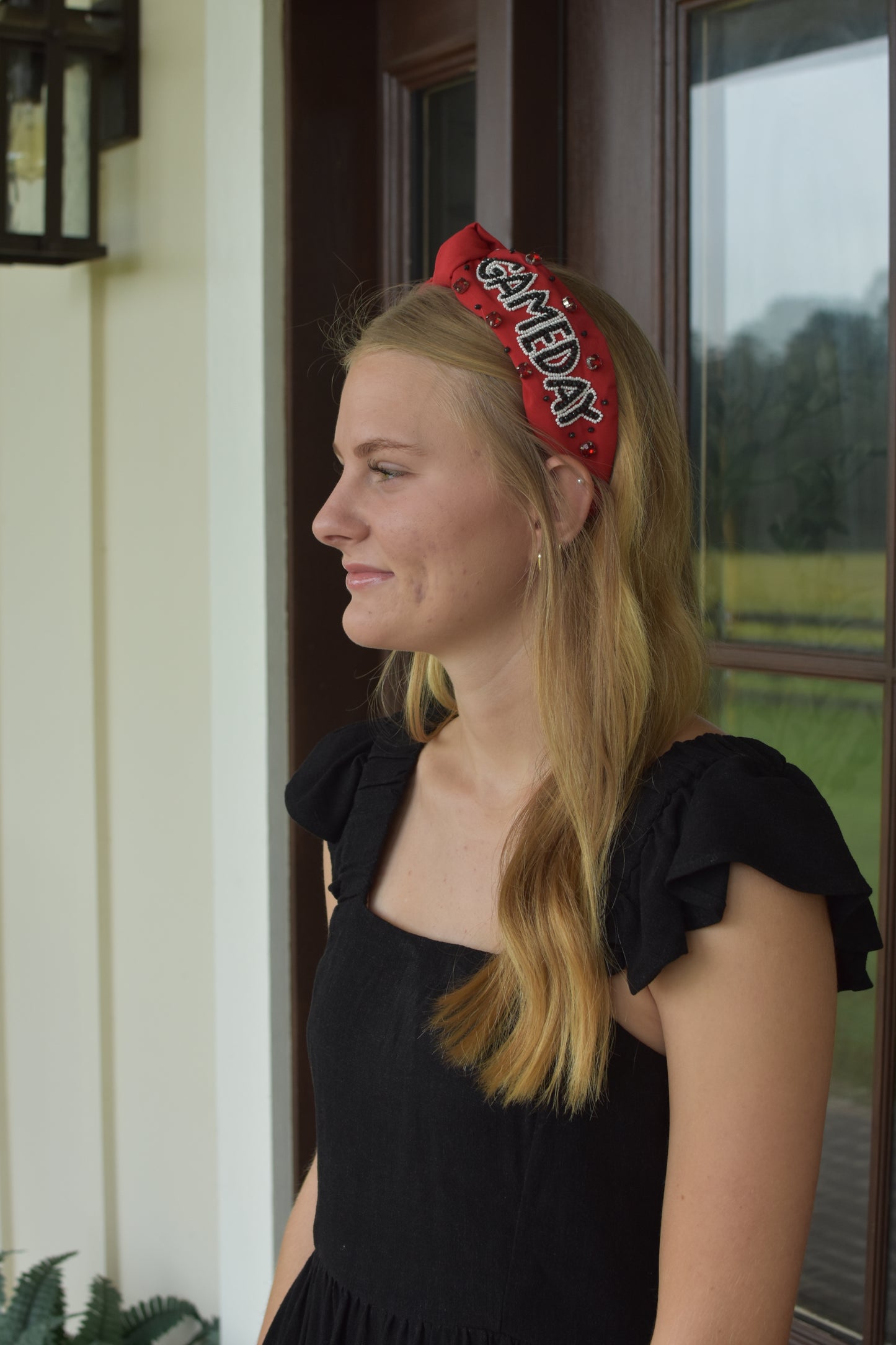 Georgia Beaded Gameday Headbands