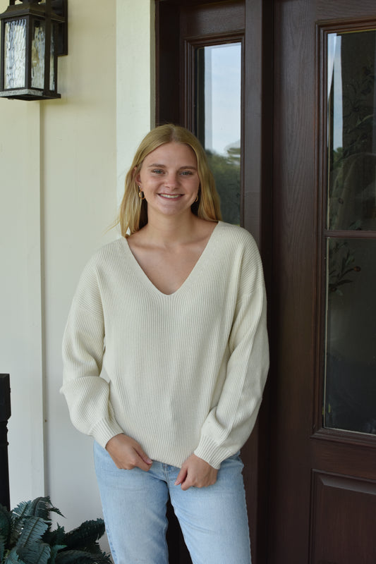 Winter White Sweater