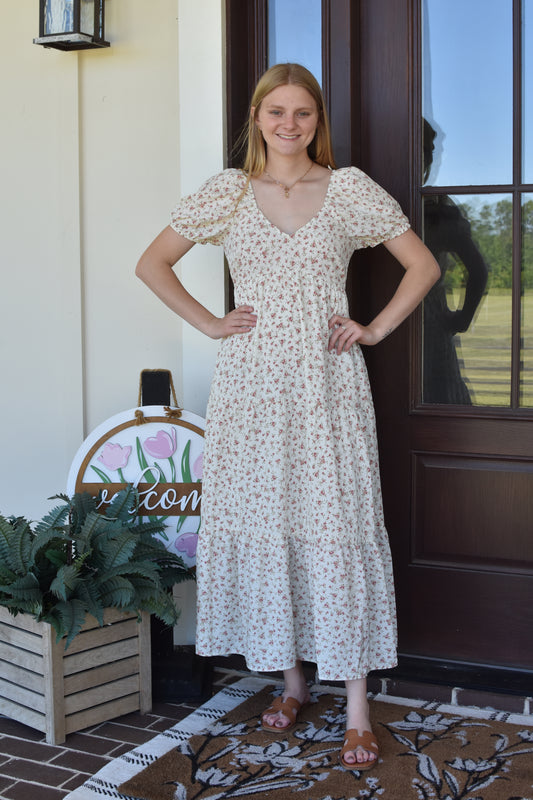 Blush Floral Maxi