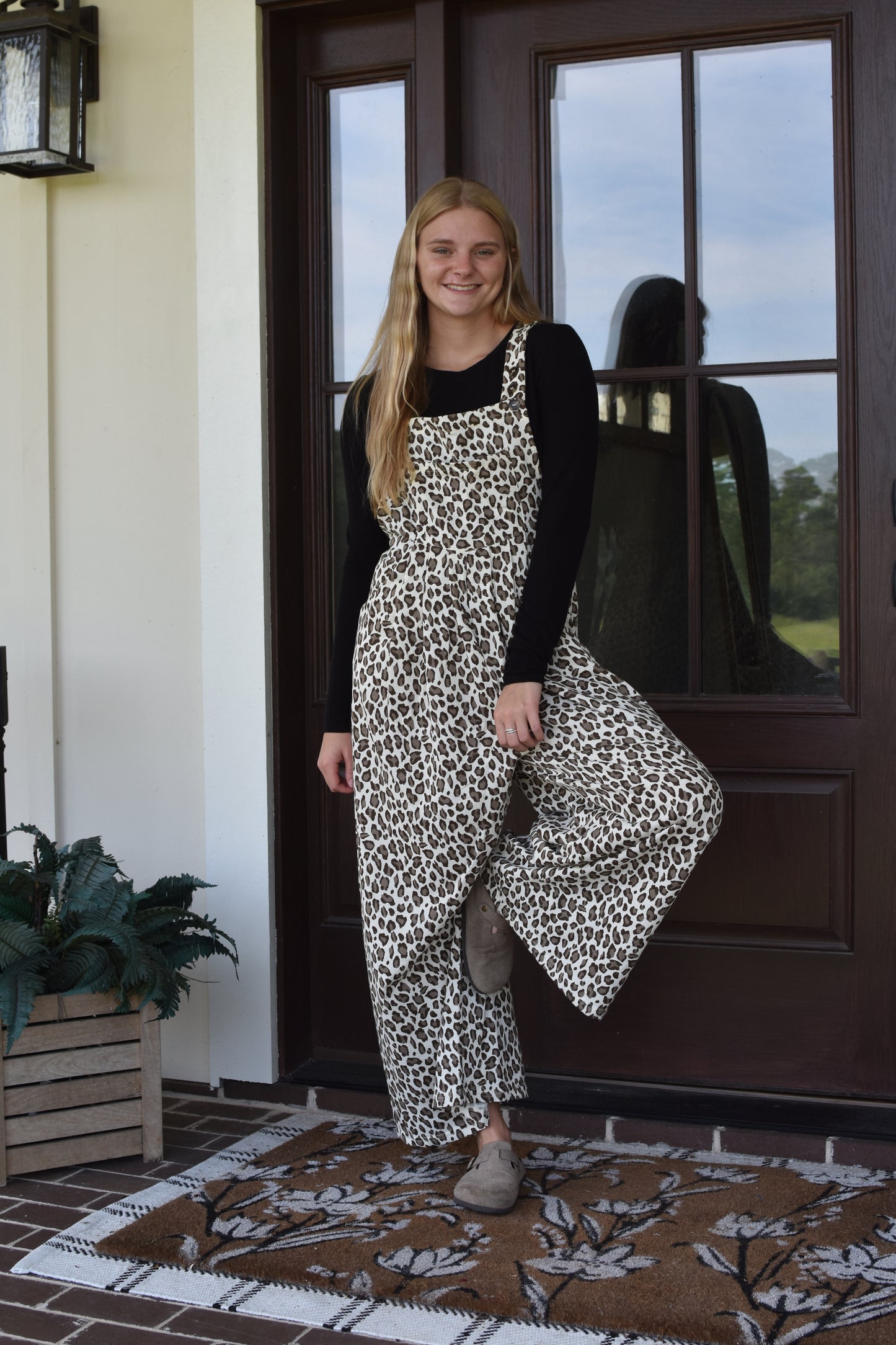 Cheetah Comfy Overalls