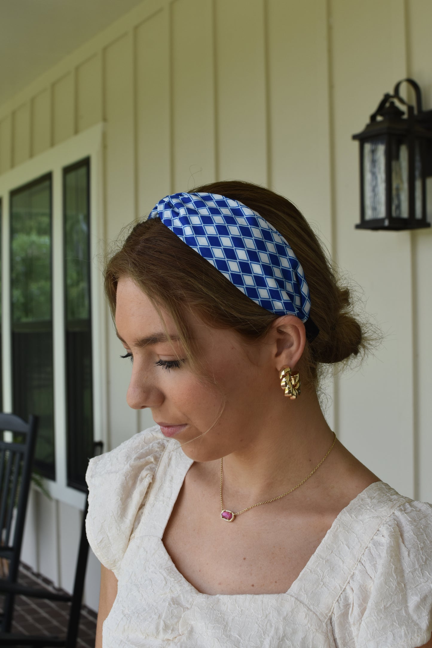 Checkered Gameday Headband