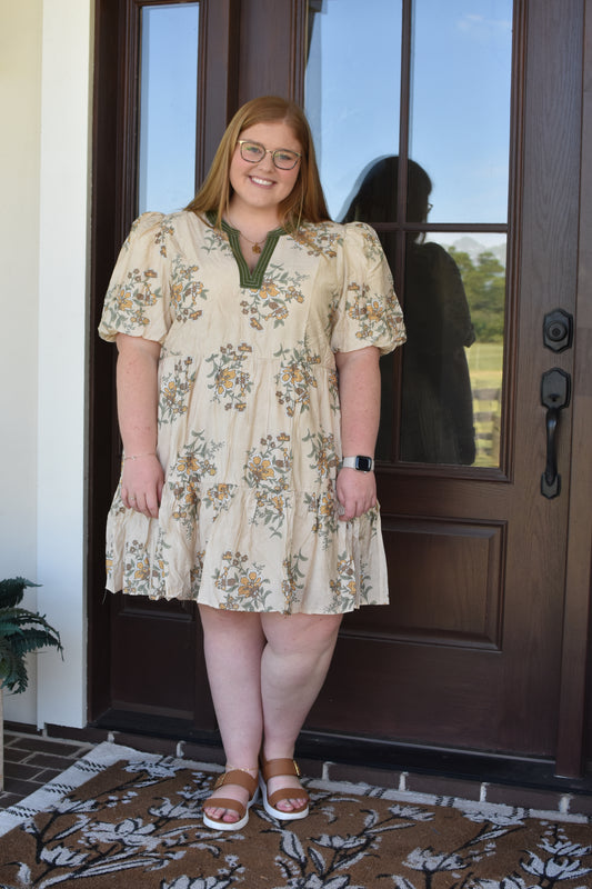 Neutral Floral Mini, CURVY