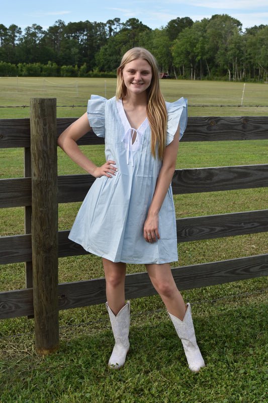 Pin Tuck Babydoll Mini