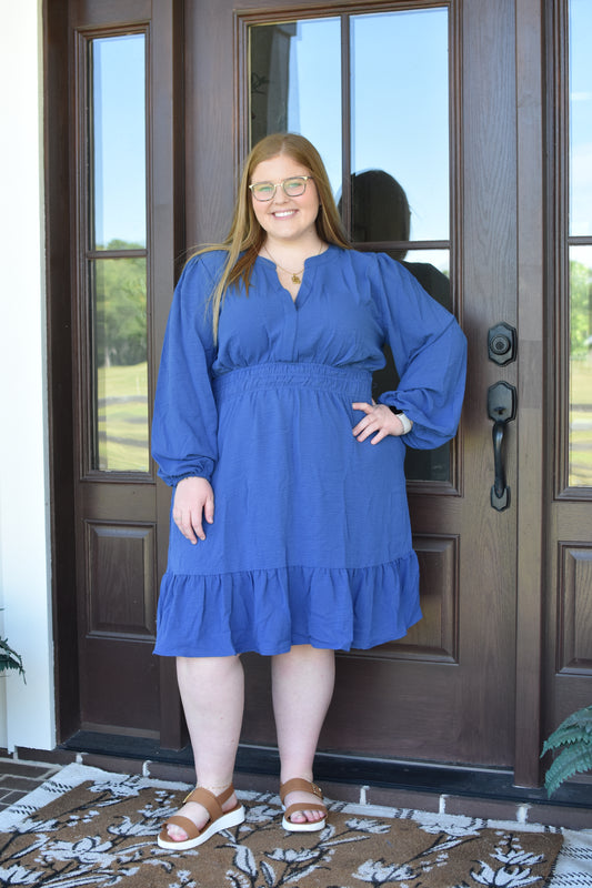 Dusty Blue Mini, CURVY