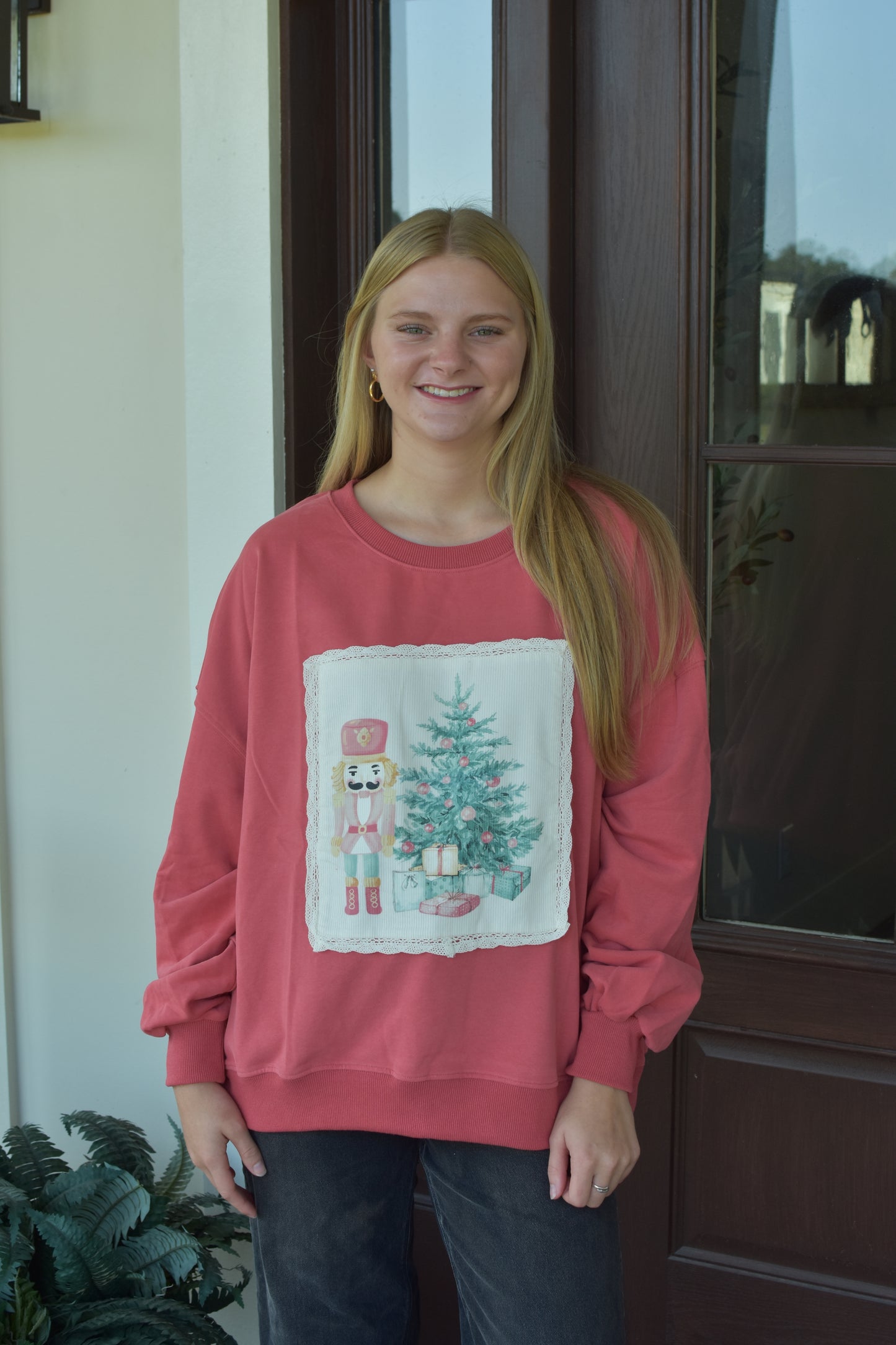 Nutcracker Lace Sweatshirt