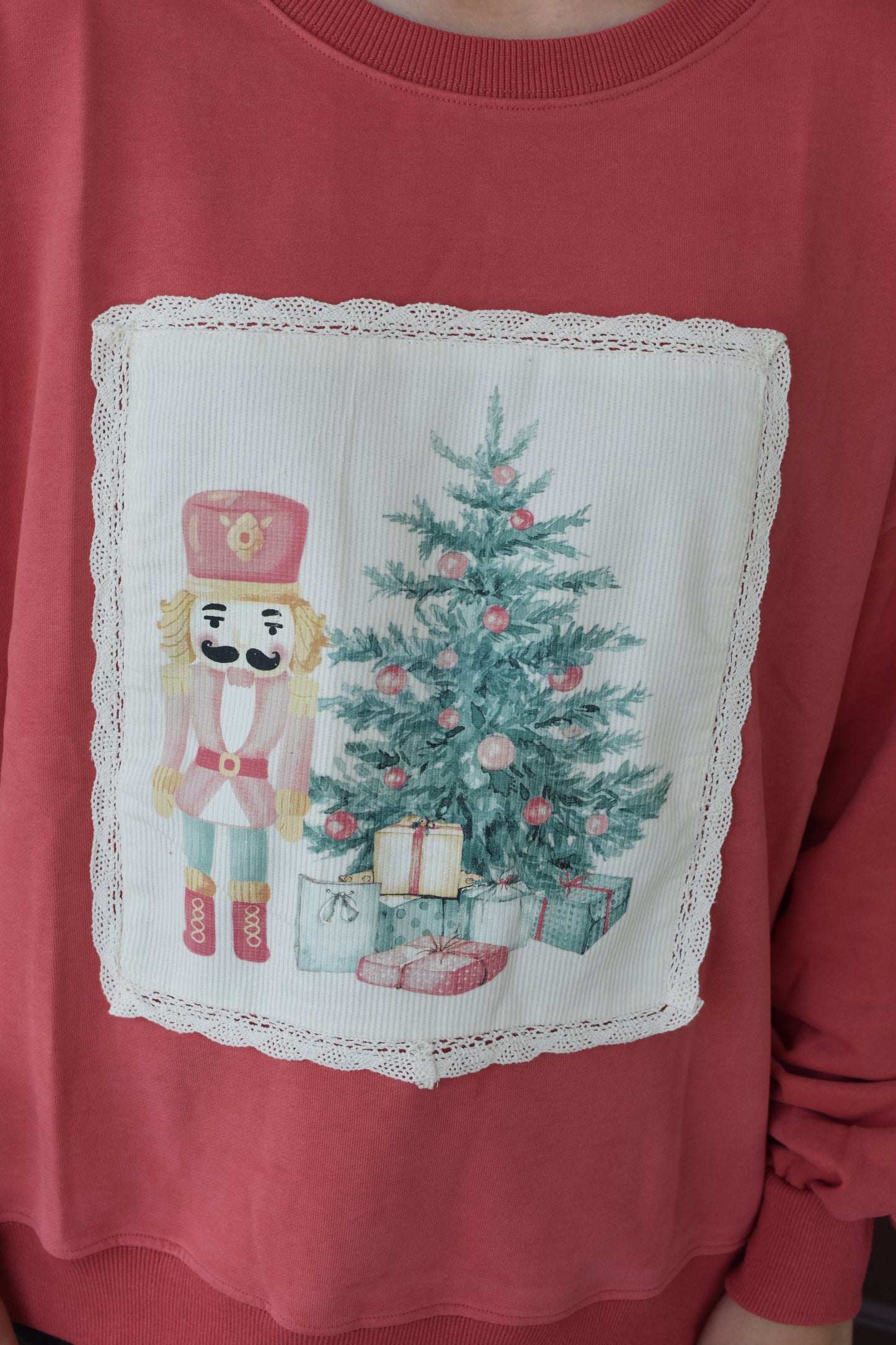 Nutcracker Lace Sweatshirt