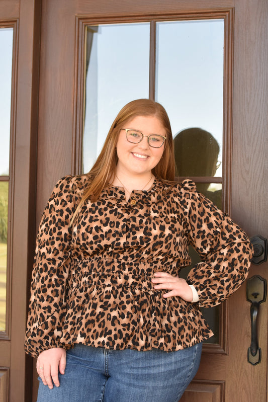 Cheetah Long Sleeve Top