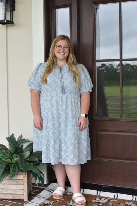 Blue Babydoll Dress