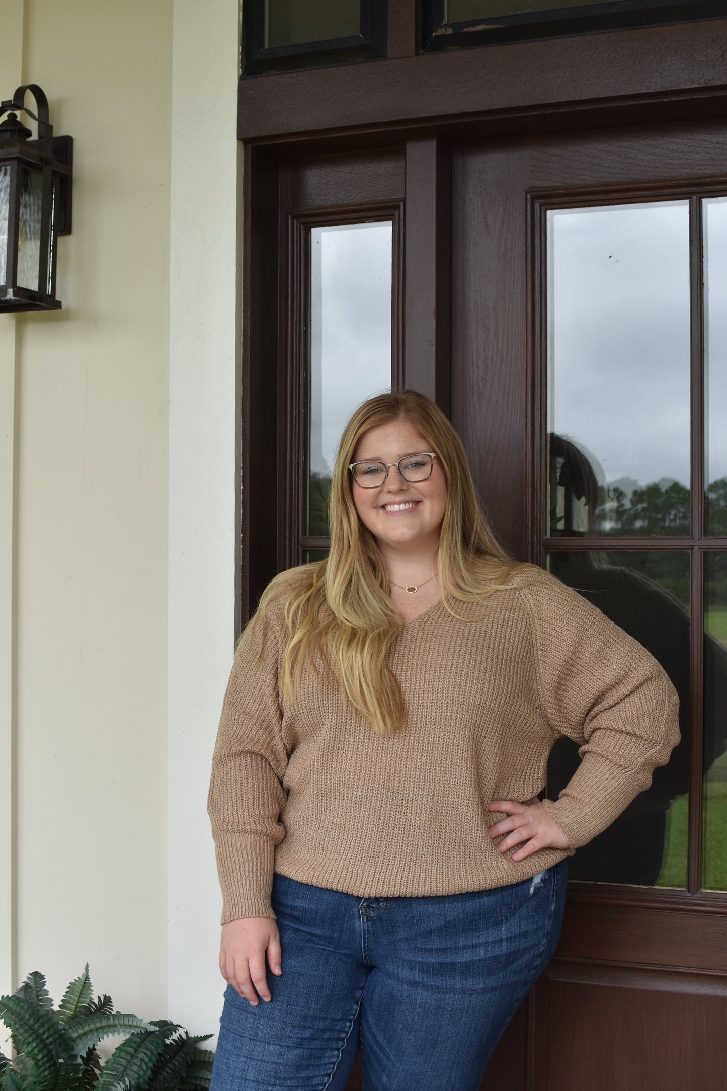 Brown Knitted Sweater