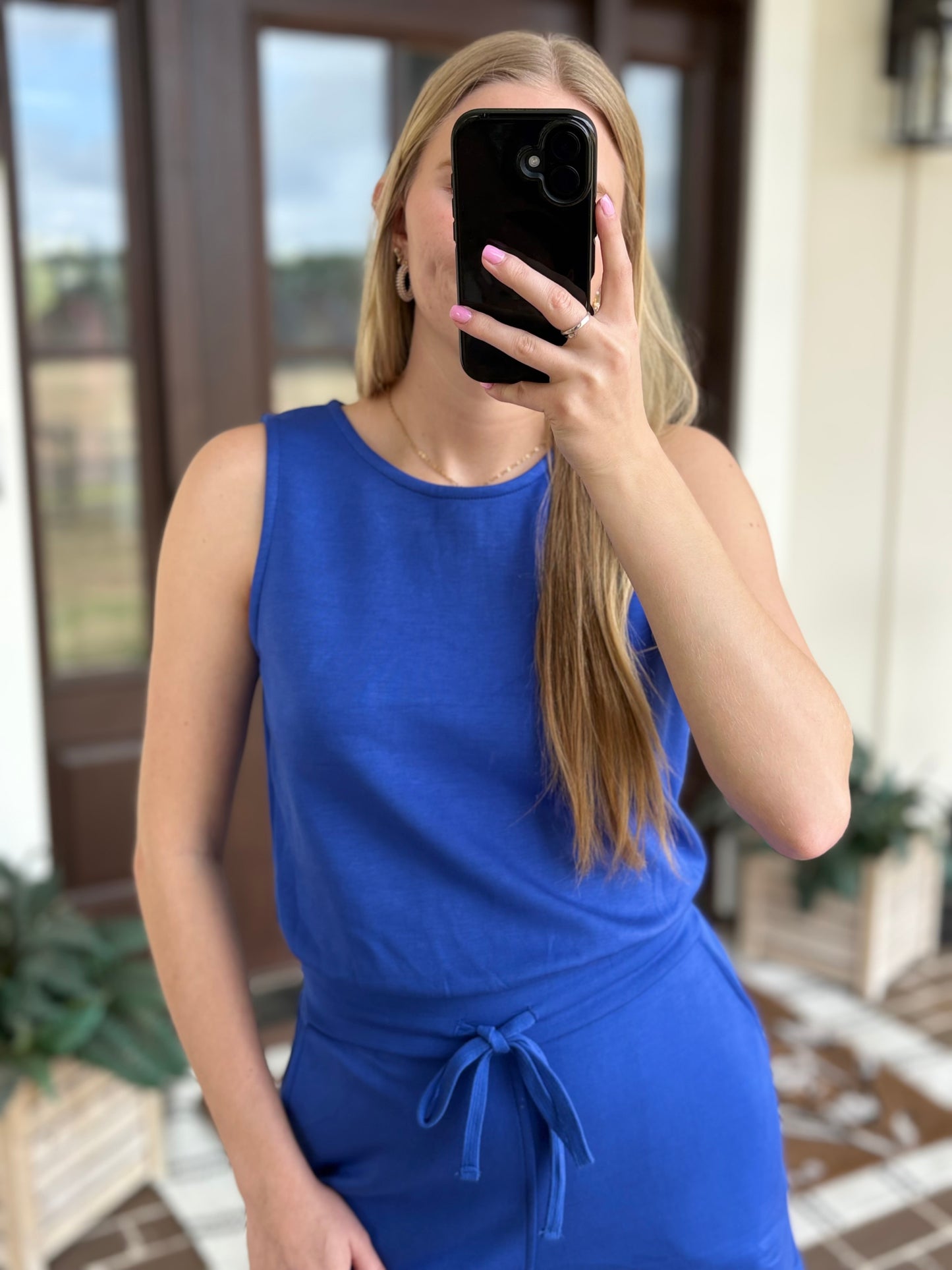 Royal Blue Romper