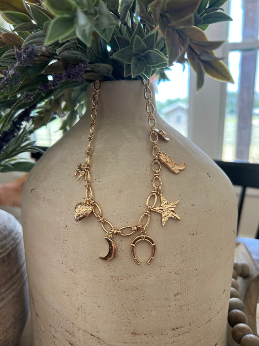 Giddy Up Charm Necklace