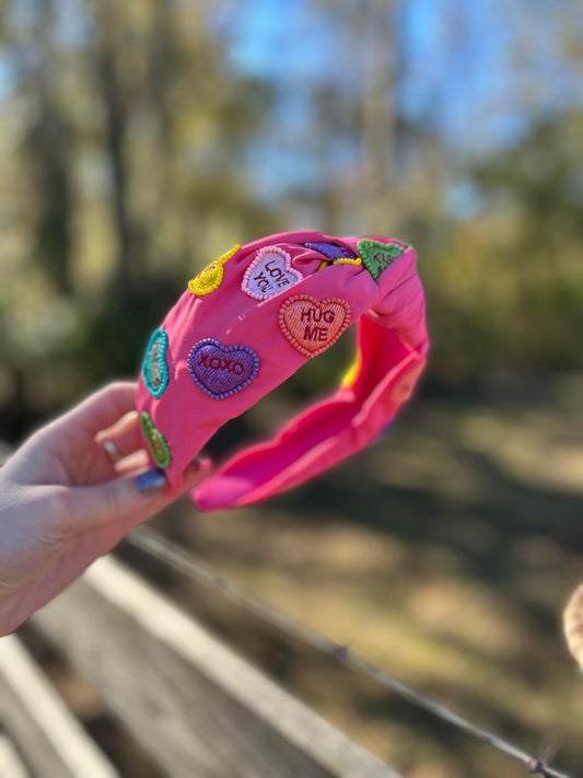 Candy Heart Headband